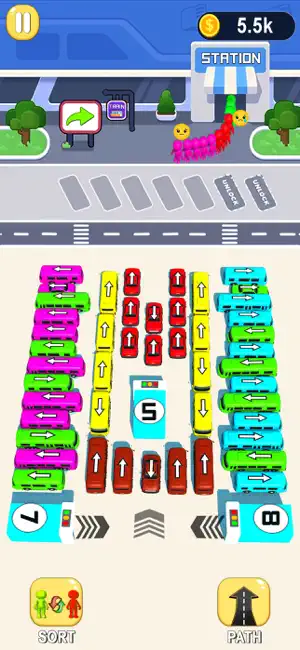Seat Bus Mania: Station Jam 3D screenshot 3