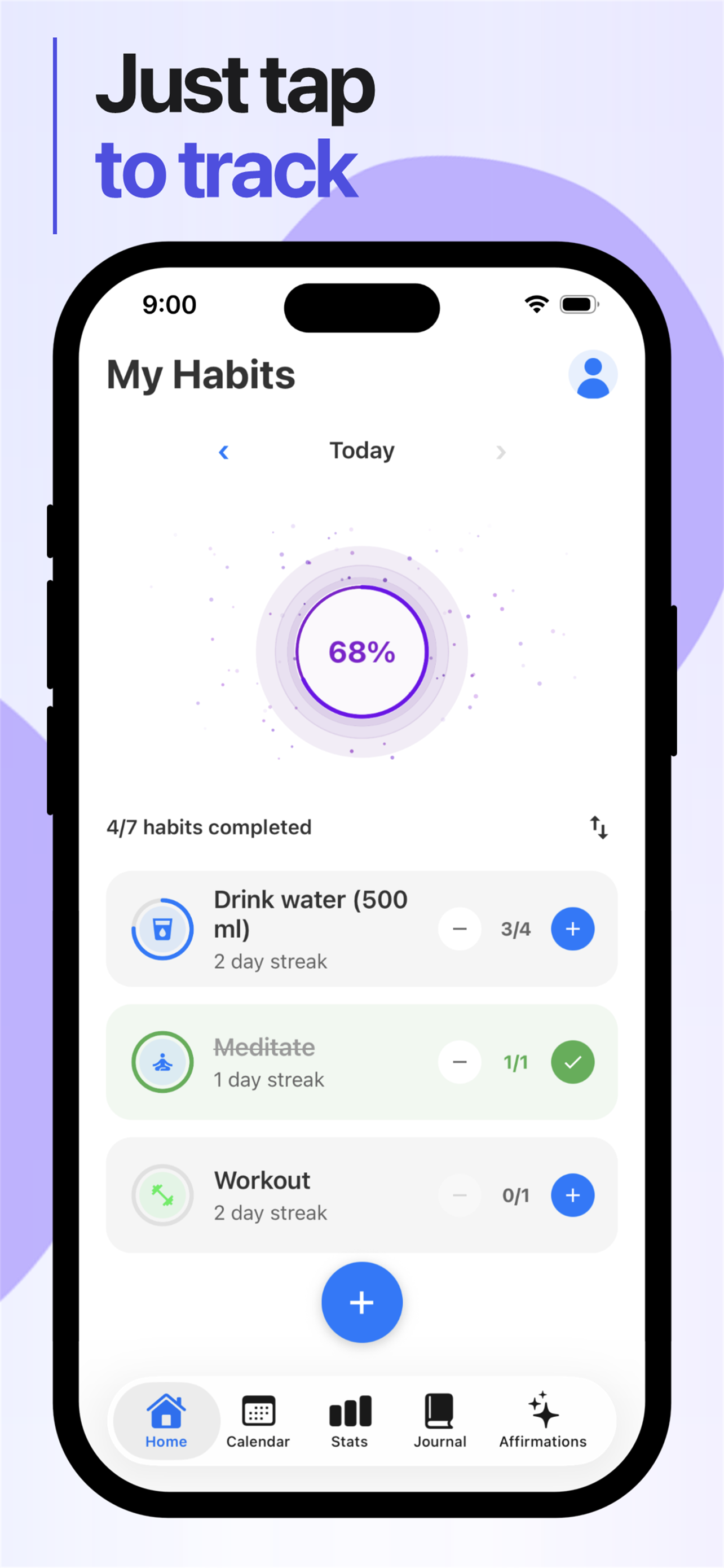 Habit Tracker: Reflect screenshot 2