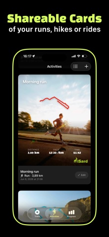 iSard: GPS Run & Hike Tracker Screenshot 7 of 10
