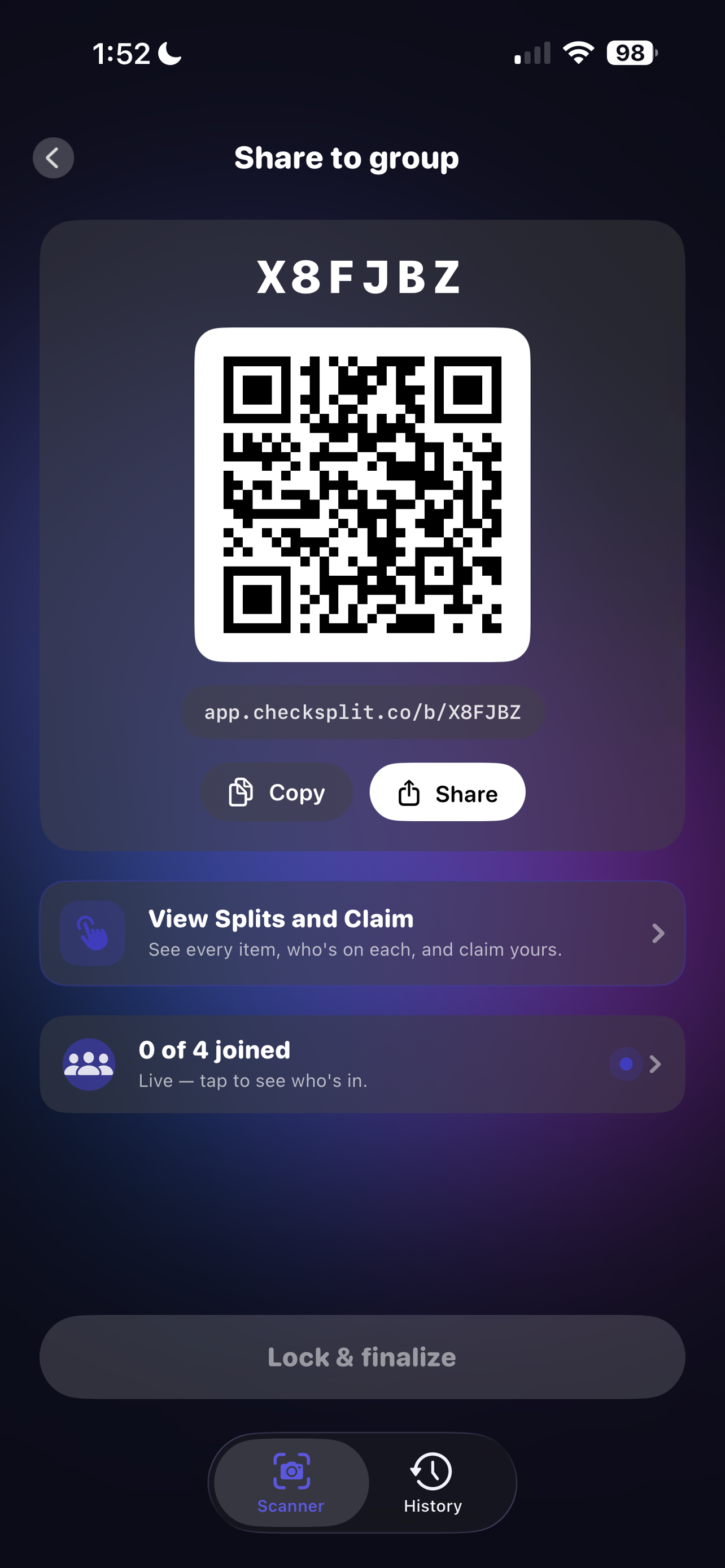 CheckSplit: Easy Group Pay screenshot 5