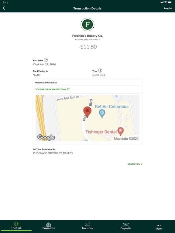 Huntington Mobile Banking iPad screenshot 6