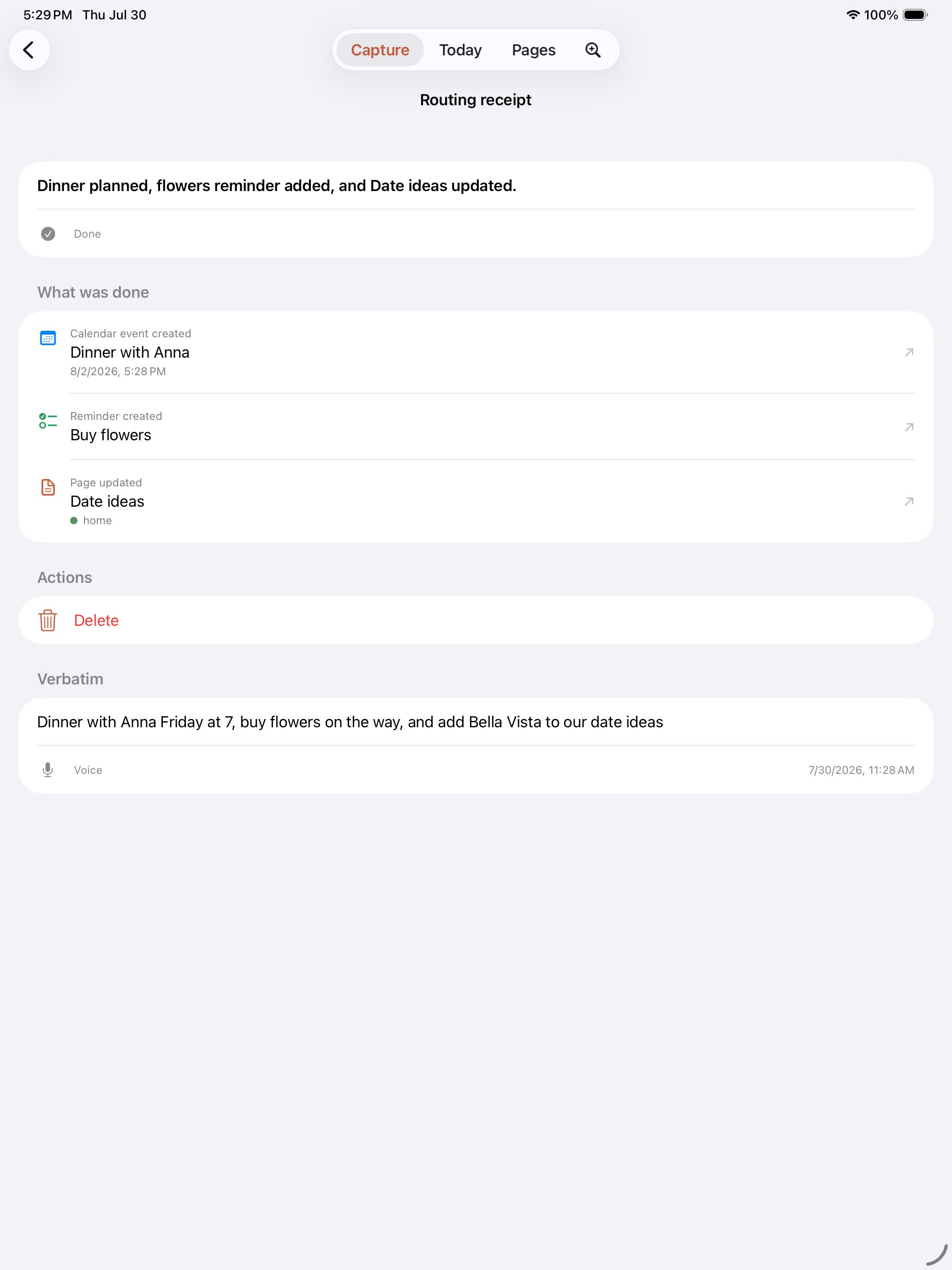Second Brain: Voice to Action screenshot 8