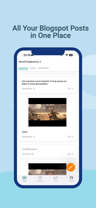 Blogspot for Google Blogger Screenshot 5 of 5