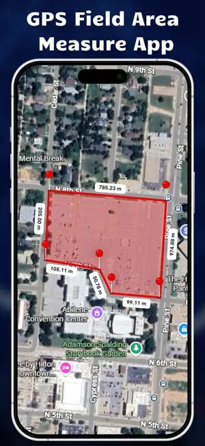 GPS Distance & Area Measure screenshot 1