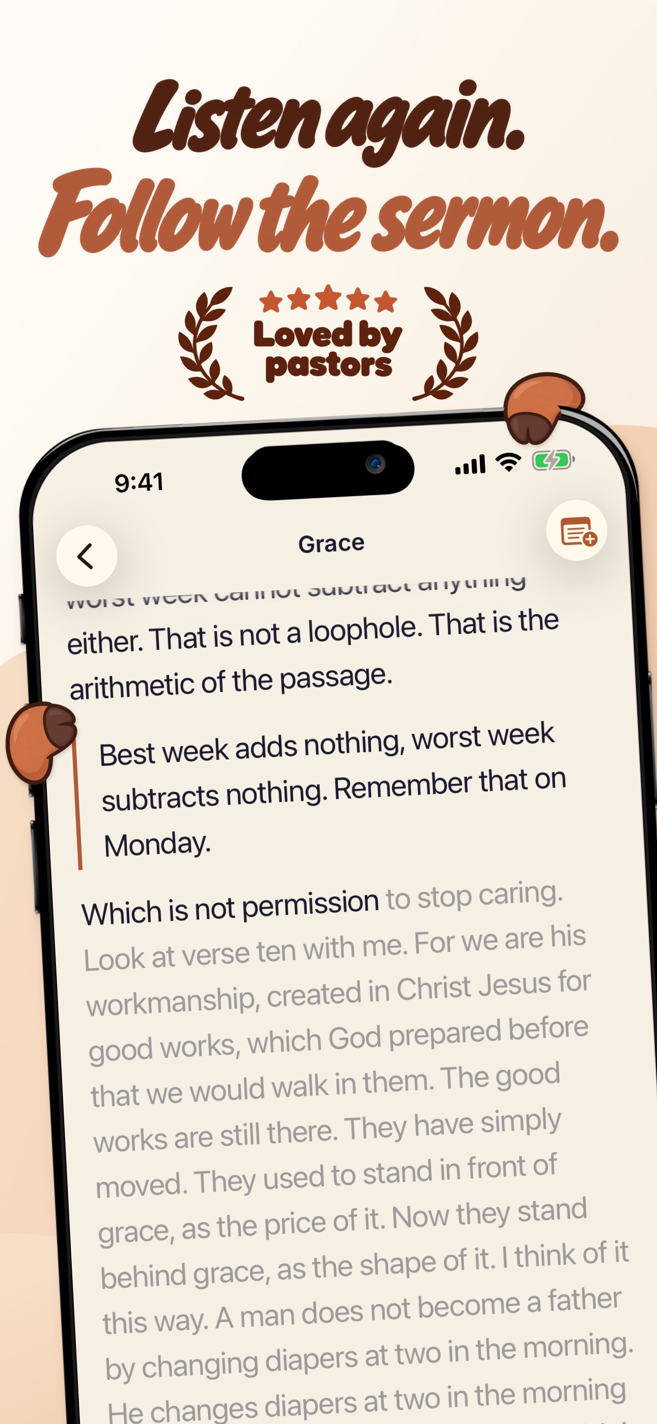 Screenshot 2 of Sermon Notes: Audio Recorder