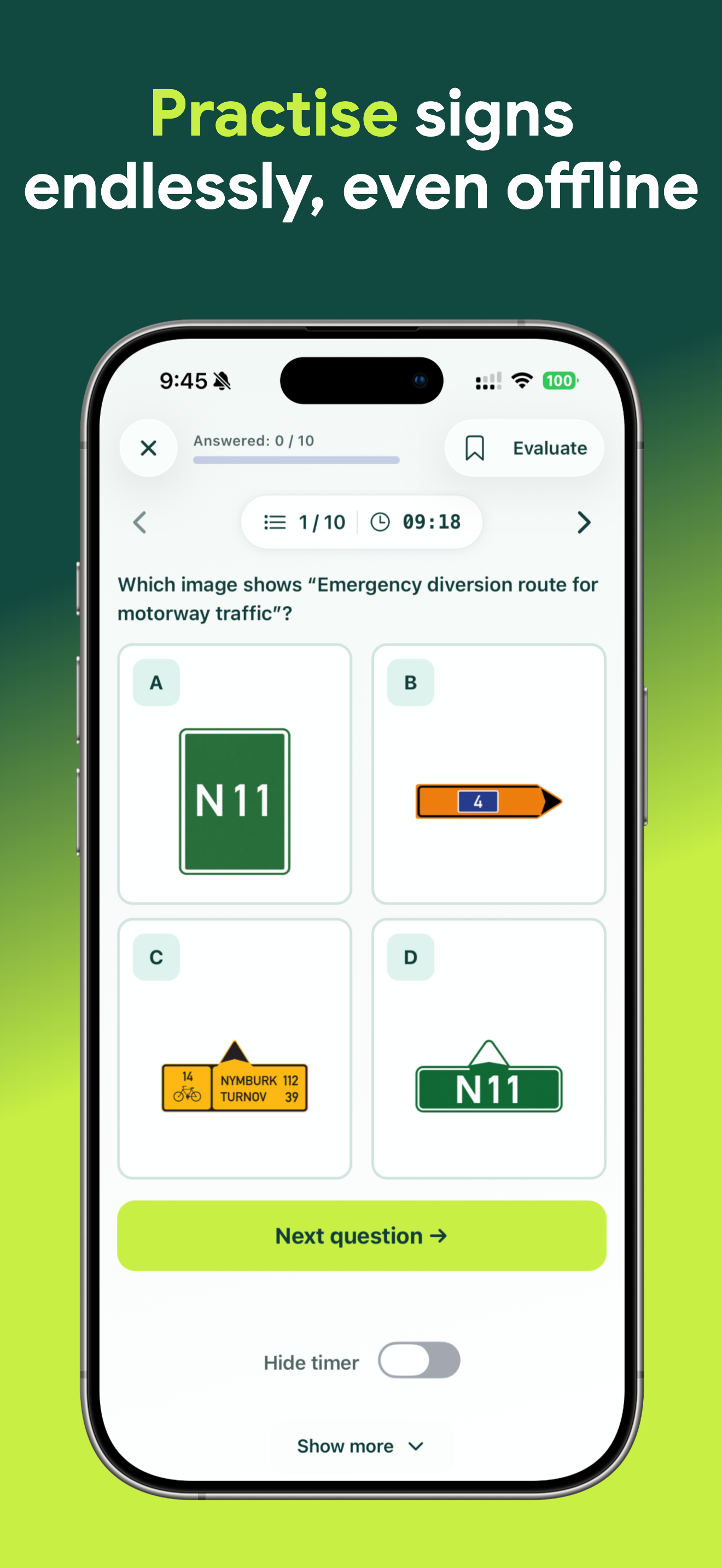 Traffic Signs: Quiz screenshot 3