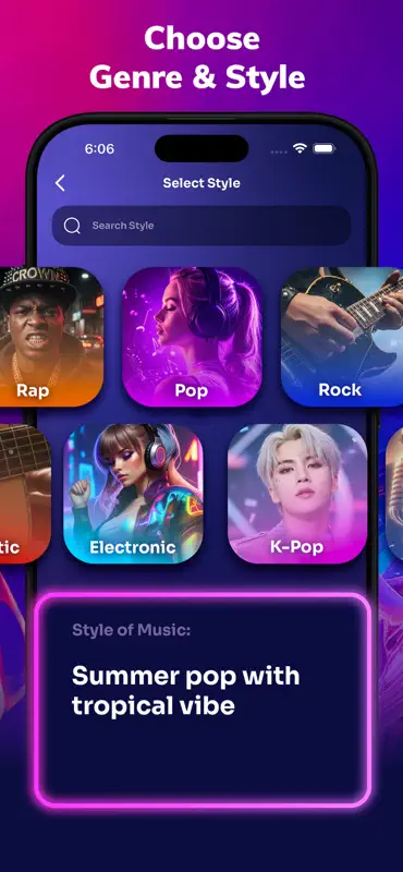MusiQ AI - AI Music Generator screenshot 3 of 4