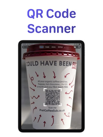 Scan QR Code Now - QR Reader iPad screenshot