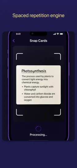 Скриншот Snap Cards: AI Flashcards на iPhone 2