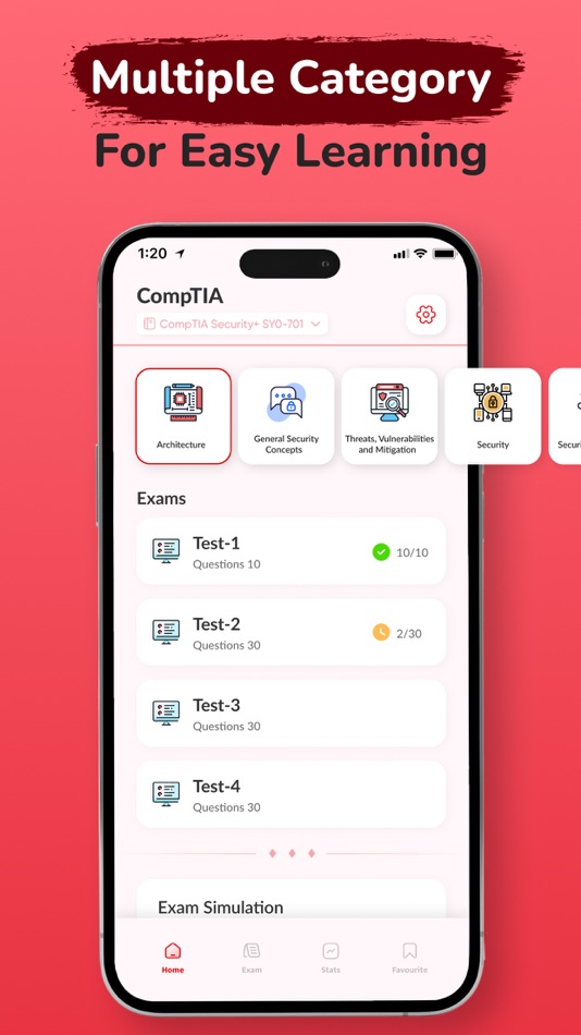 #2. COMPTIA Security+,Network+,A+ (iOS) 由: Chintan Kavathiya