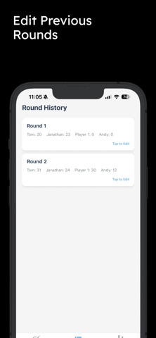 CG Score Tracker screenshot