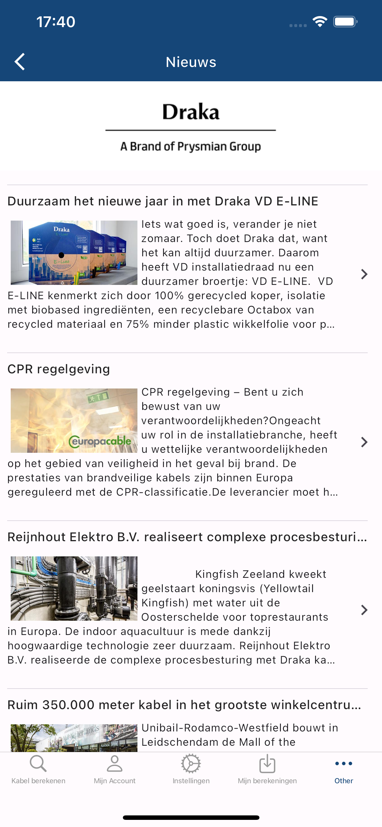 Draka Cable App