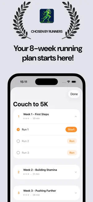 Interval Running Coach RunMate screenshot 1