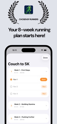 Interval Running Coach RunMate Screenshot 1 of 6