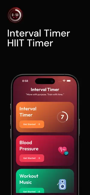Interval Timer・HIIT Timer screenshot 1