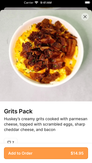 Huskey's Kitchen iPhone screenshot 3 - Food & Drink app