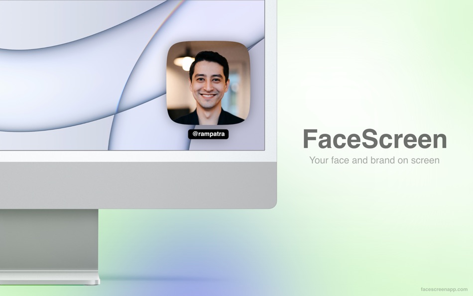 #1. FaceScreen - Desktop Camera (macOS) โดย: Ram Patra