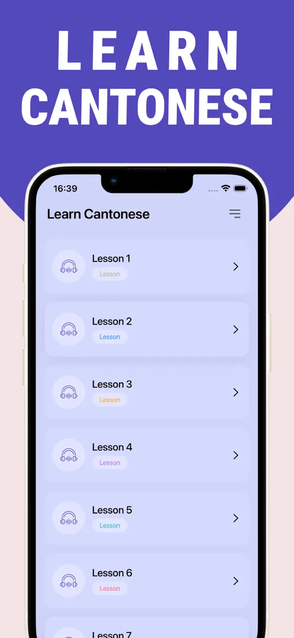 Screenshot #1 pour Learn Cantonese - Lentil