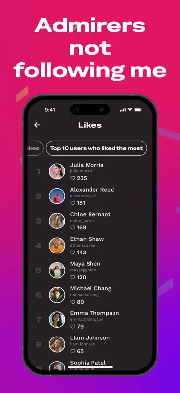 Unfollower: Followers Tracker screenshot 3 of 4