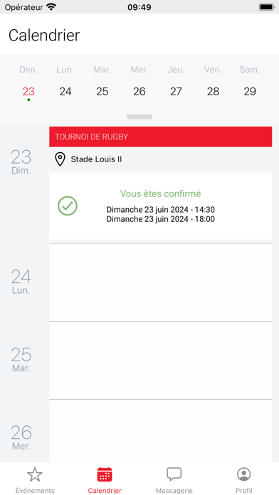 Gestion des activités Screenshot