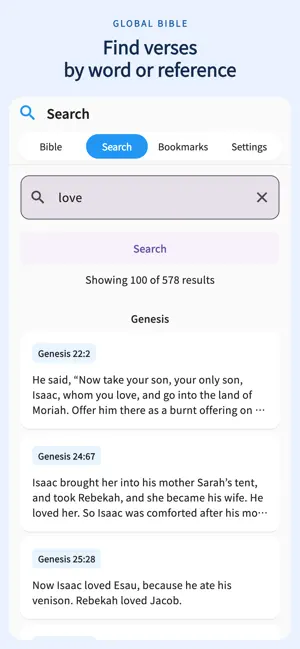 Global Bible - Offline Bible screenshot 2