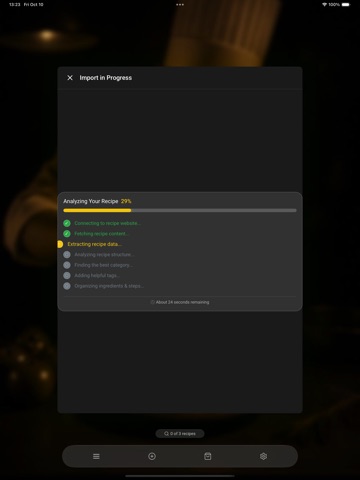 YummJar – Recipe Organizer iPad screenshot