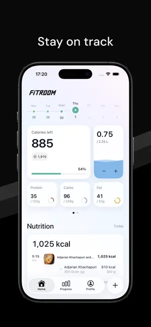 Fitroom: Calorie Tracker screenshot 3