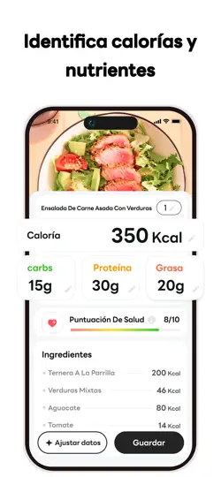 Captura de pantalla de Contador De Calorías–FoodPilot en iPhone 3