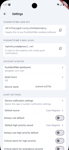 PushNotifiMe Screenshot 4 of 6