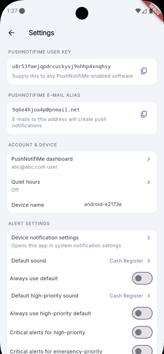 PushNotifiMe Screenshot 4 of 6