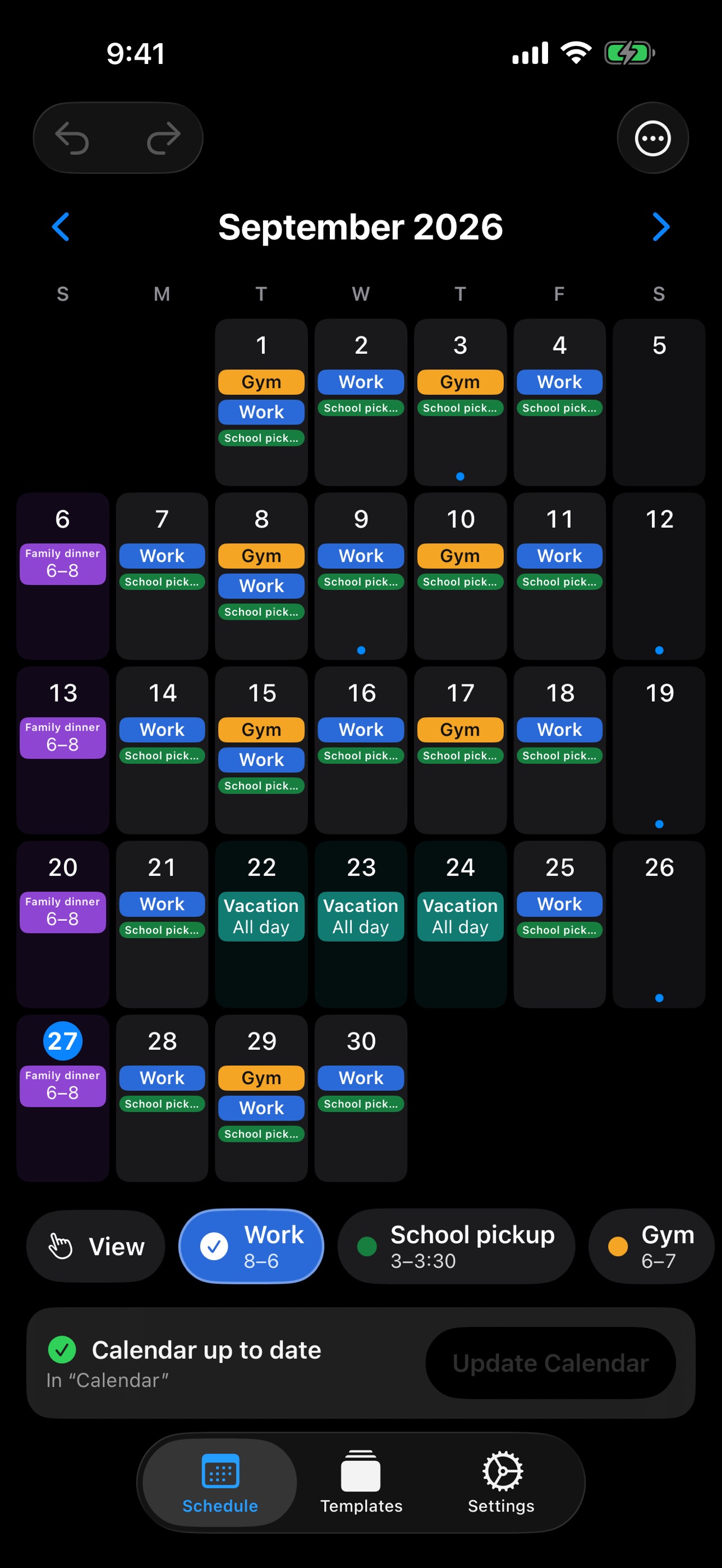 Screenshot 5 of Simple Schedule: Month Planner