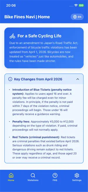 Bike Fines Navi screenshot 2