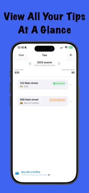 Mailman Tip Tracker screenshot 1