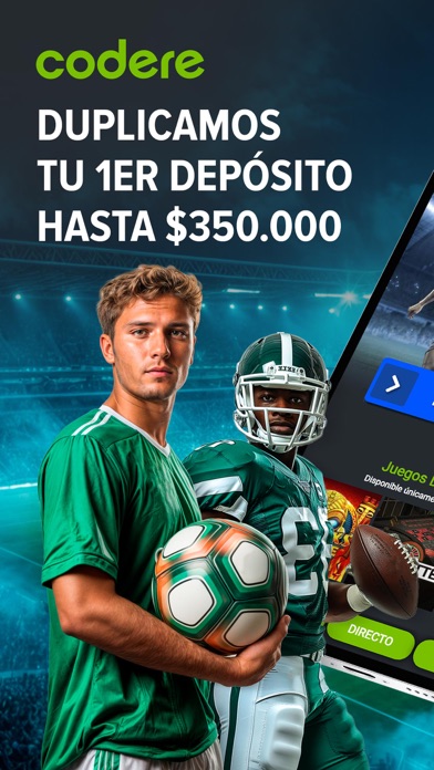 Codere: Apuestas Deportivas AR iPhone screenshot 1