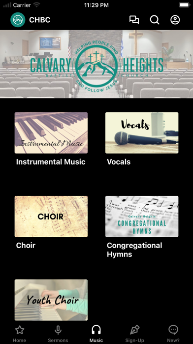 Calvary Heights Baptist Church Screenshot
