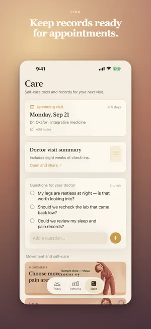 Tend: Fibromyalgia Tracker screenshot 4