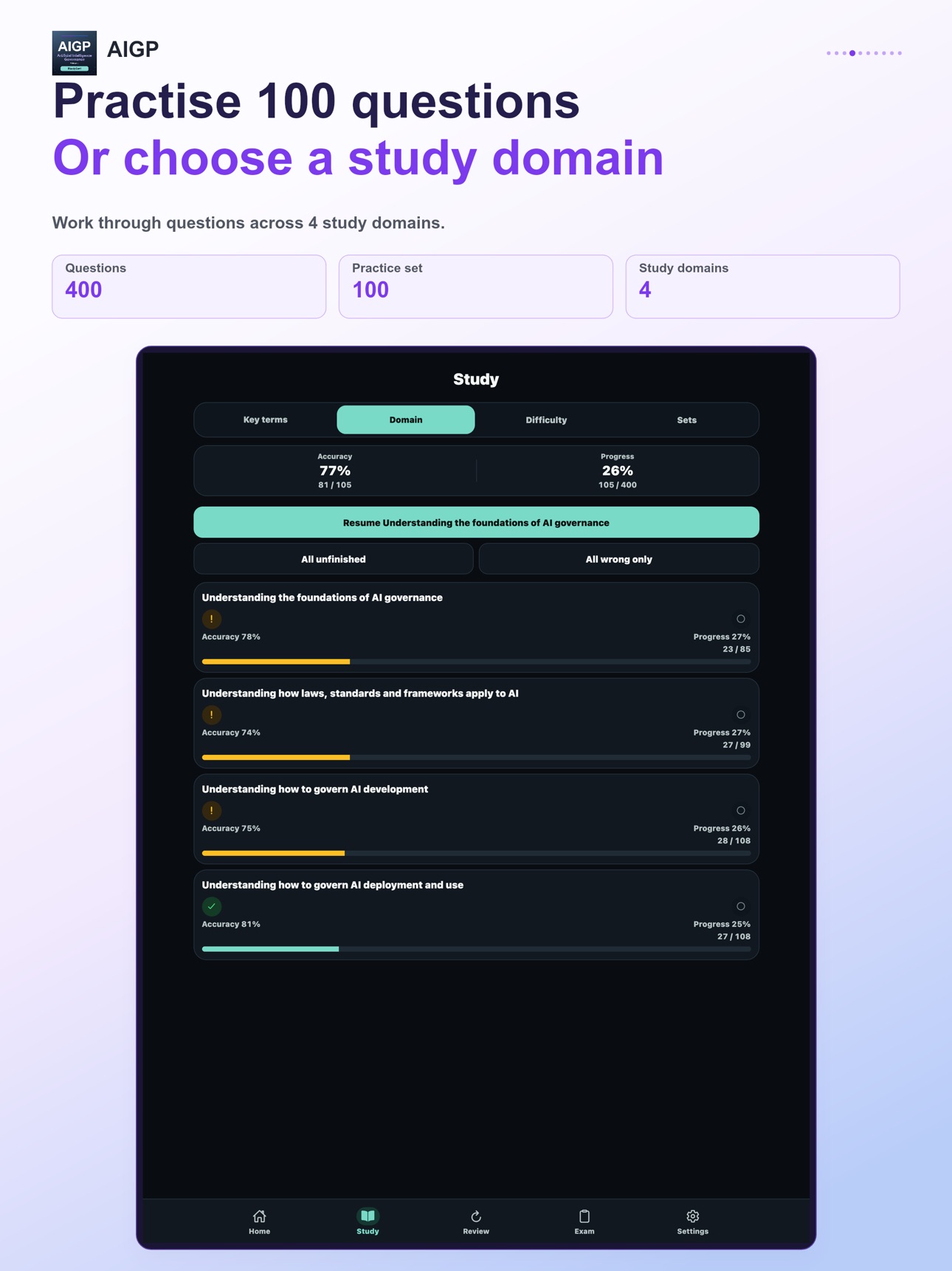 Screenshot 12 of IAPP AIGP Exam Prep