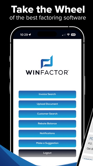 WinFactor Client App Screenshot