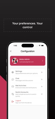 mobo CRM for Odoo screenshot