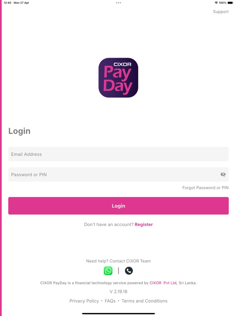 iPad screenshot