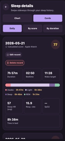 Luniva: Sleep Tracker Log Screenshot 8 of 9