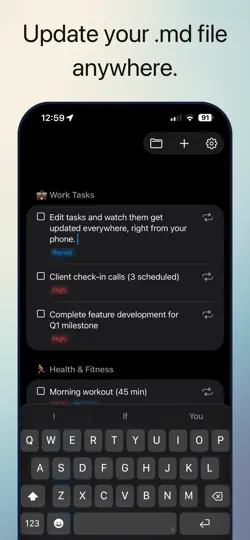 Tasks.md iPhone Screenshot 3