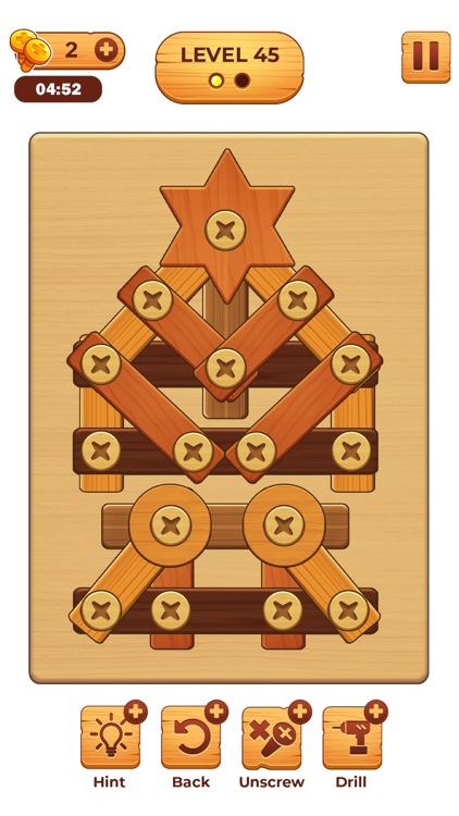 Screw Puzzle: Wood Nut & Bolt screenshot-9