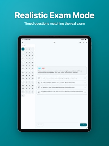 ML Engineer Assoc Prep iPad screenshot