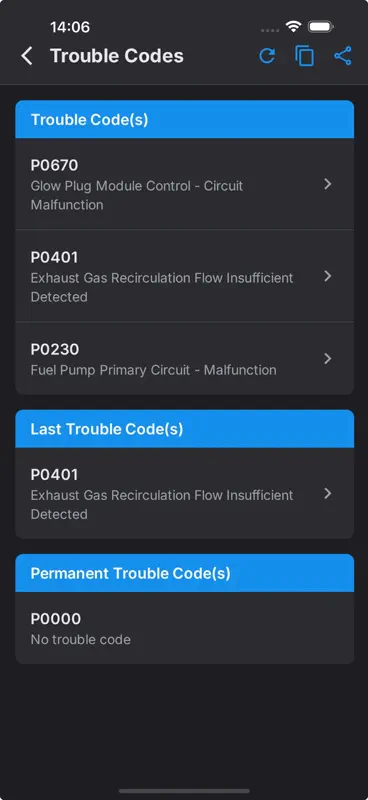 DMD: Navigation, OBD Dashboard screenshot 5 of 5