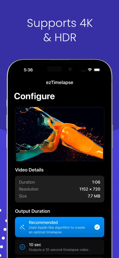 ezTimelapse - Video Converter screenshot 3