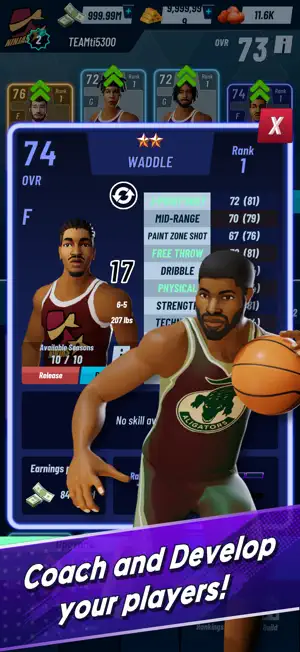 Idle Basketball Manager 25 screenshot 4