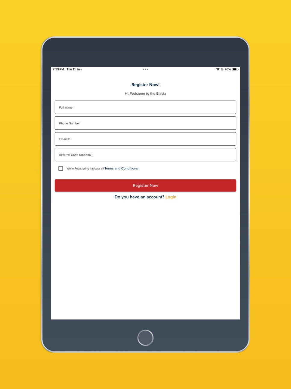 iPad screenshot