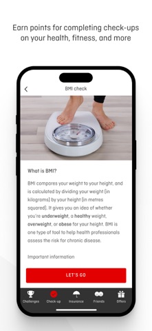 Qantas Wellbeing iPhone screenshot 7