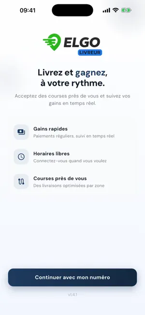 Elgo Livreur screenshot 1